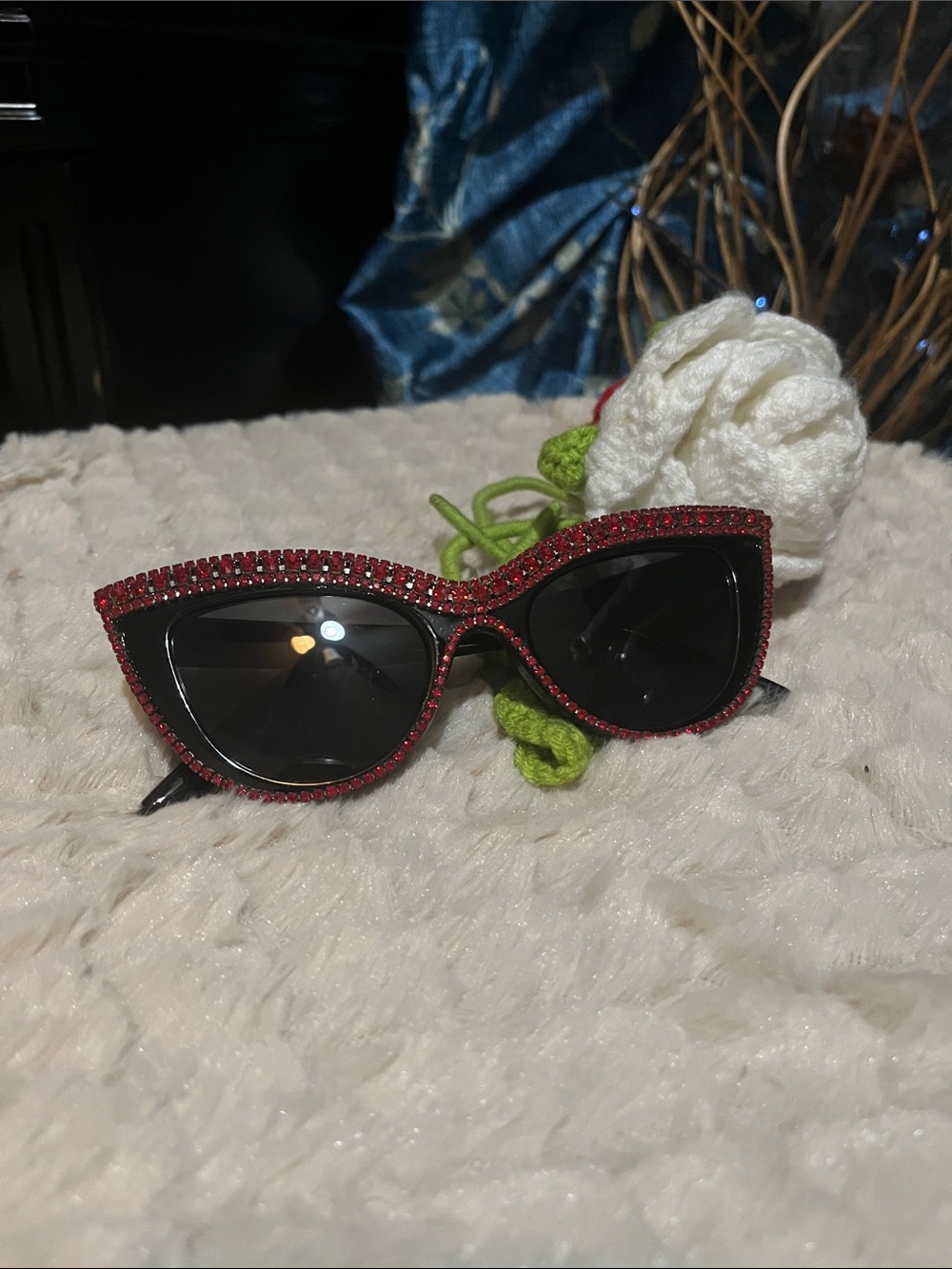 nwt Rhinestone Cat-Eye Sunglasses - Women Accessories